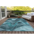 Chantille ACN536 Teal 5' x 7'6" Rug