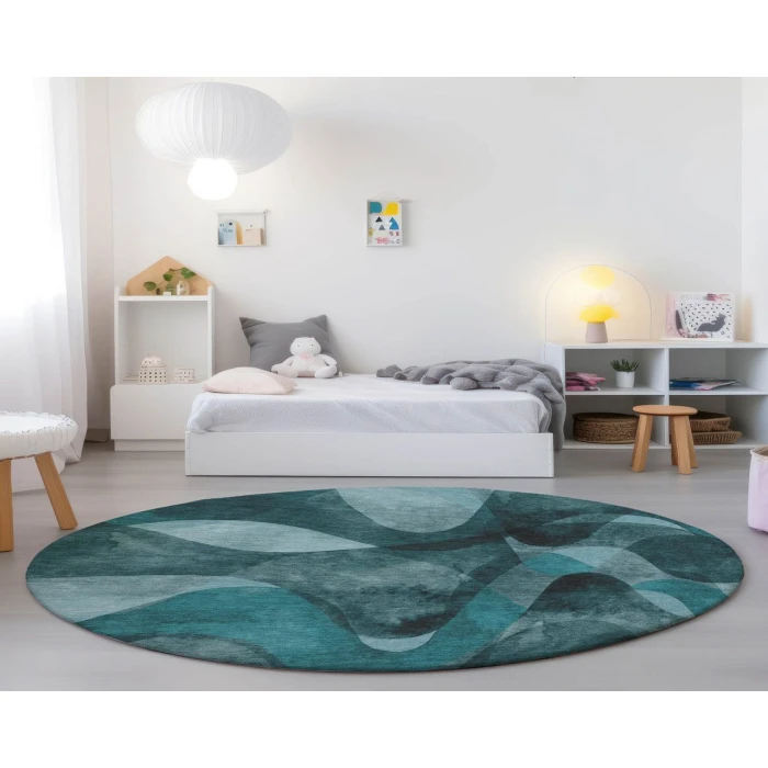 Chantille ACN536 Teal 8' x 8' Rug