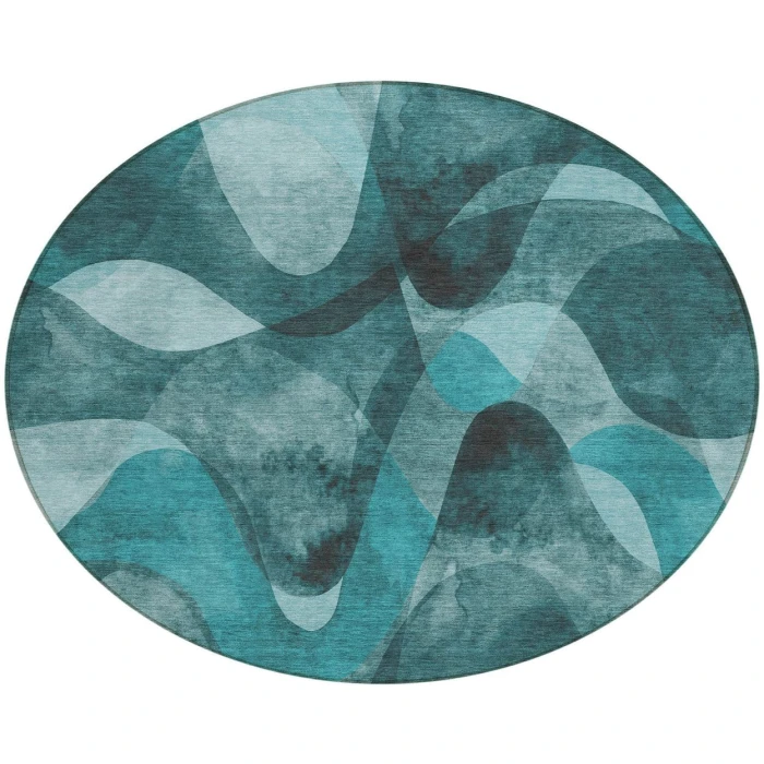 Chantille ACN536 Teal 8' x 8' Rug