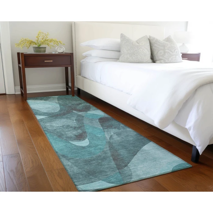 Chantille ACN536 Teal 2'3" x 7'6" Rug