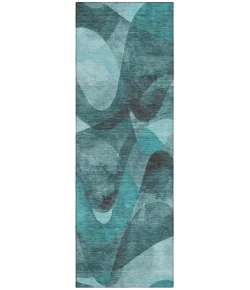 Addison Chantille ACN536 Teal 2 ft. 3 in. x 7 ft. 6 in. Runner Rug
