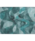 Chantille ACN536 Teal 1'8" x 2'6" Rug