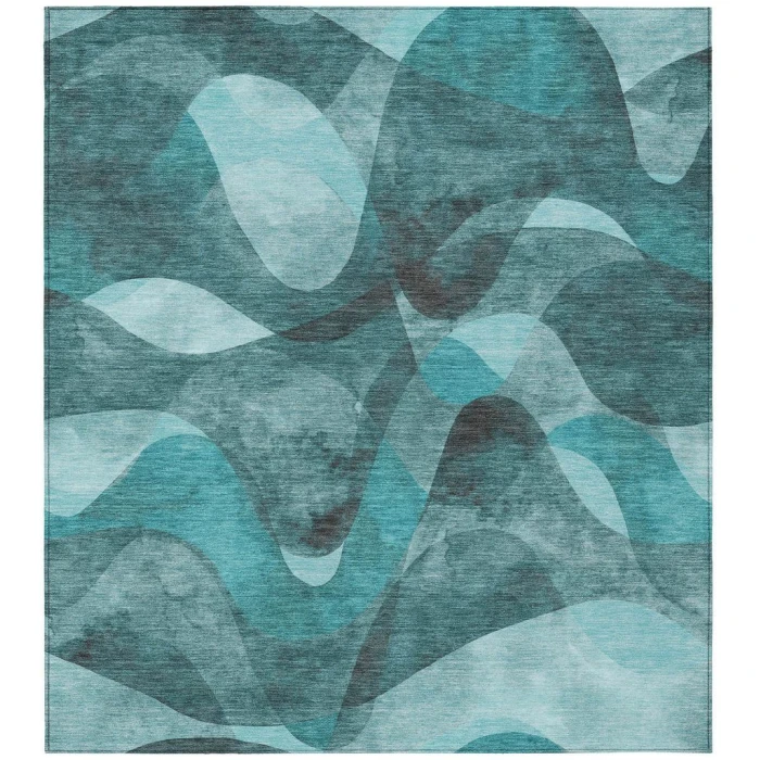Chantille ACN536 Teal 2'6" x 3'10" Rug