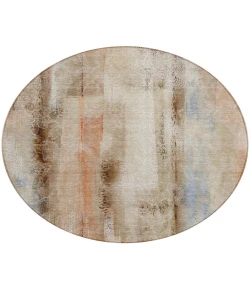 Addison Chantille ACN537 Beige 8 ft. x 8 ft. Round Rug