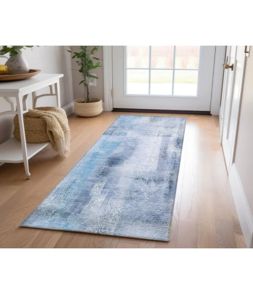 Chantille ACN537 Blue 2'3" x 7'6" Rug