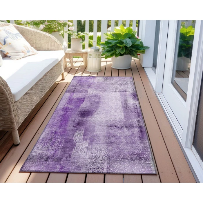 Chantille ACN537 Purple 2'3" x 7'6" Rug