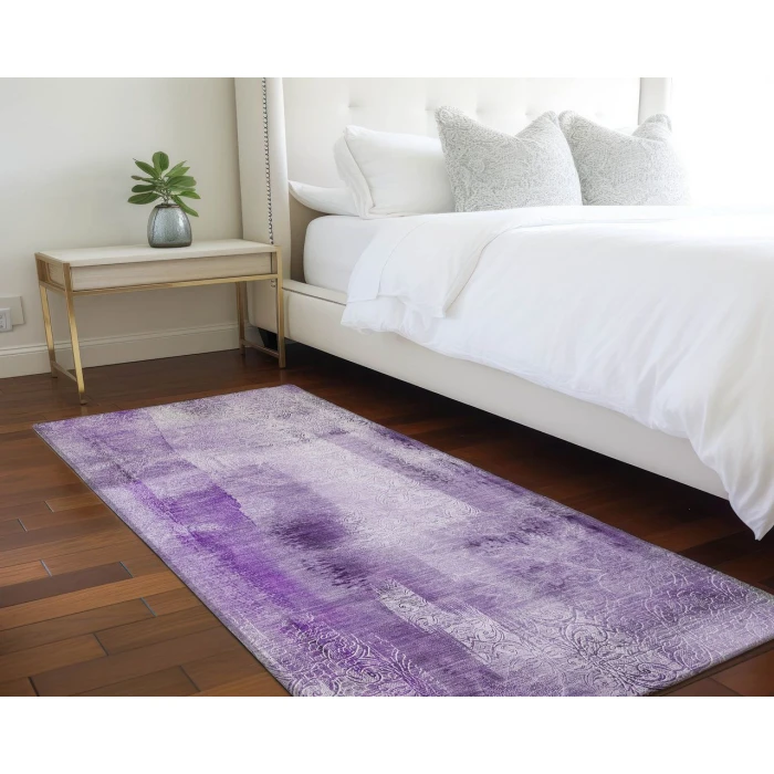Chantille ACN537 Purple 2'3" x 7'6" Rug