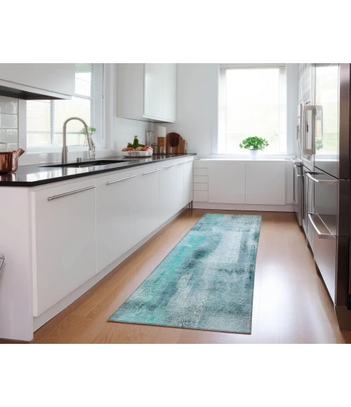 Chantille ACN537 Teal 2'3" x 7'6" Rug