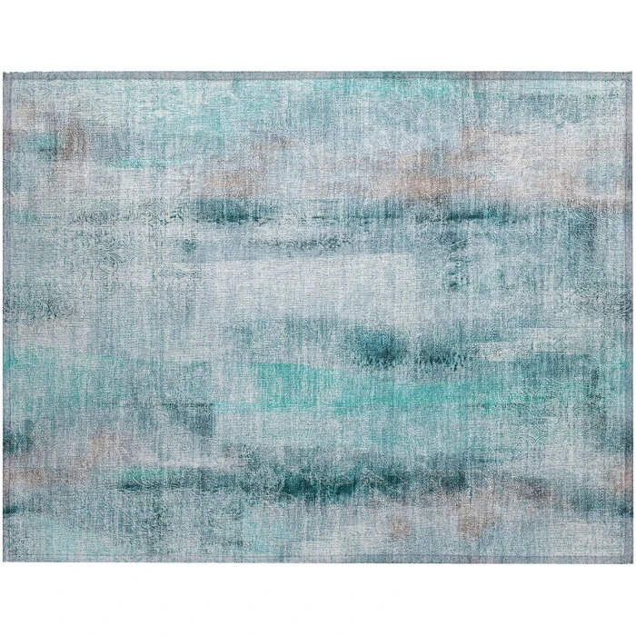 Chantille ACN537 Teal 1'8" x 2'6" Rug