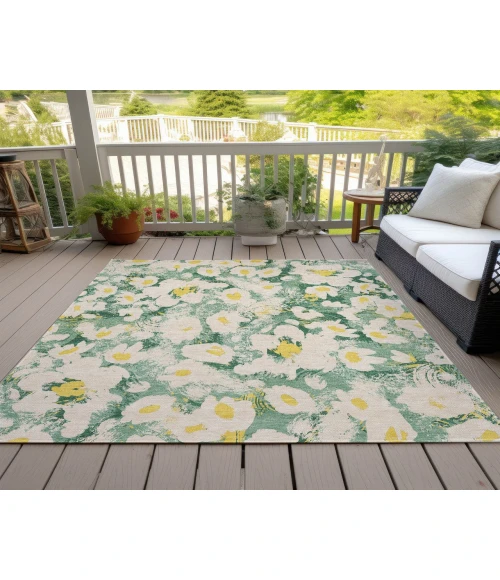 Chantille ACN538 Green 5' x 7'6" Rug