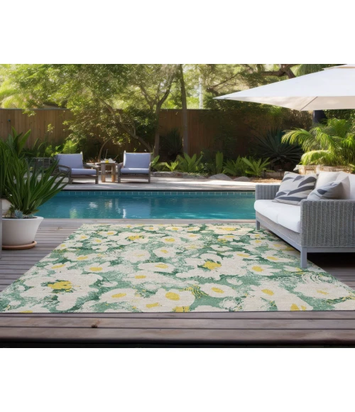 Chantille ACN538 Green 5' x 7'6" Rug