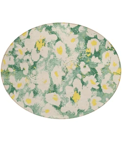 Addison Chantille ACN538 Green 8 ft. x 8 ft. Round Rug