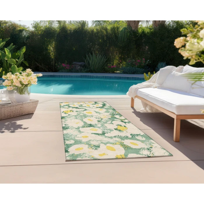 Chantille ACN538 Green 2'3" x 7'6" Rug