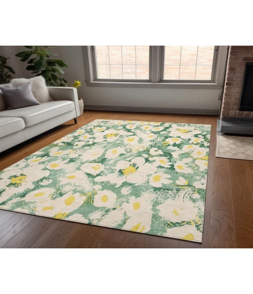 Chantille ACN538 Green 5' x 7'6" Rug