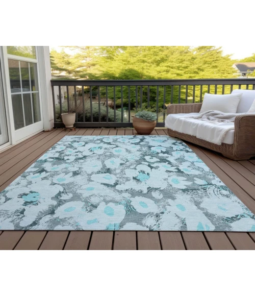 Chantille ACN538 Teal 5' x 7'6" Rug