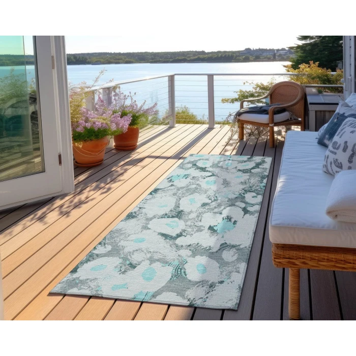 Chantille ACN538 Teal 2'3" x 7'6" Rug