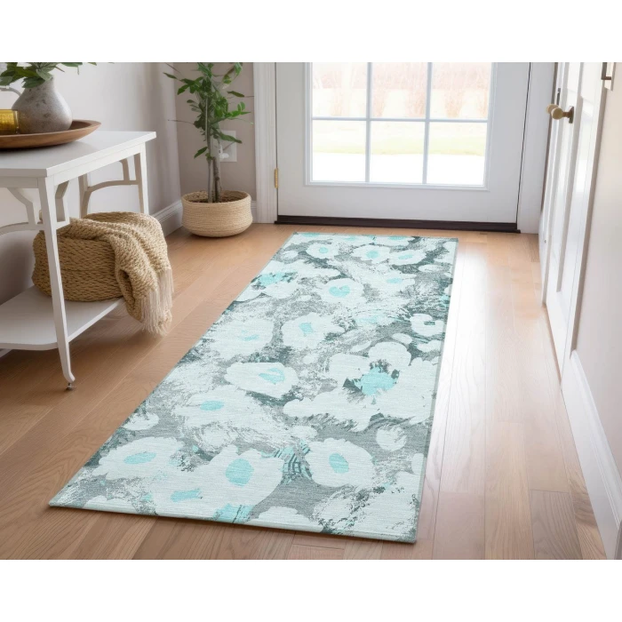 Chantille ACN538 Teal 2'3" x 7'6" Rug