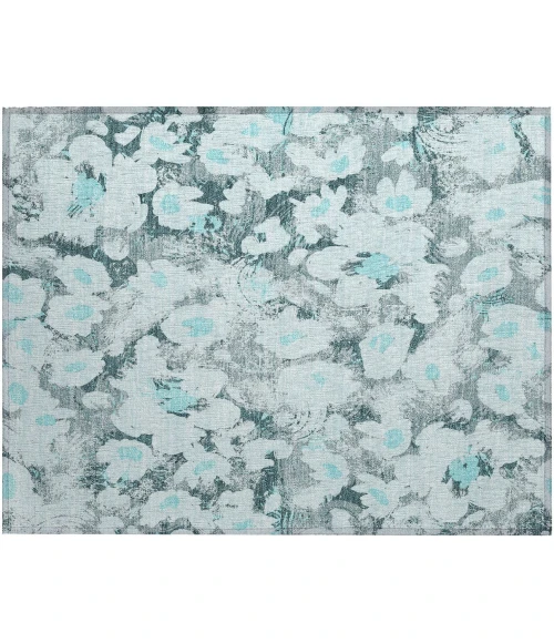 Chantille ACN538 Teal 1'8" x 2'6" Rug