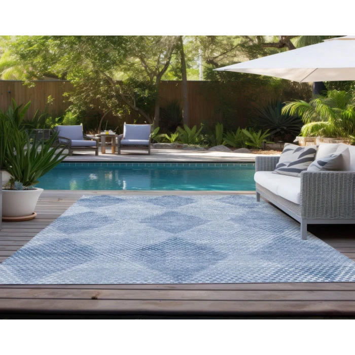 Chantille ACN539 Blue 2'6" x 3'10" Rug