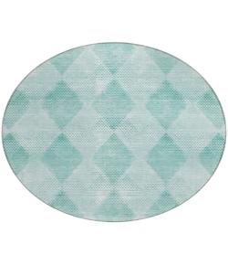 Addison Chantille ACN539 Teal 8 ft. x 8 ft. Round Rug