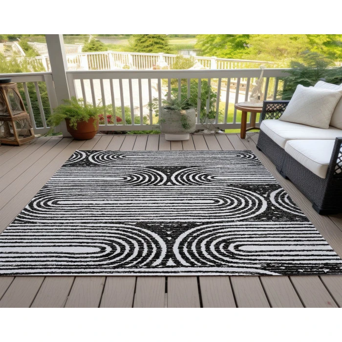 Chantille ACN540 Black 2'6" x 3'10" Rug