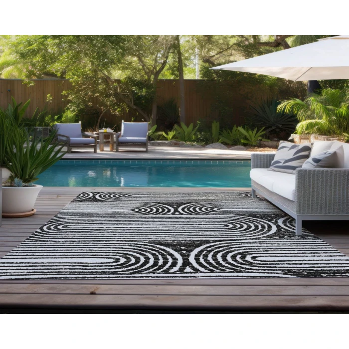 Chantille ACN540 Black 2'6" x 3'10" Rug