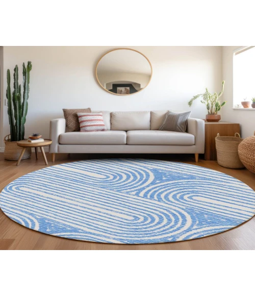 Chantille ACN540 Blue 8' x 8' Rug