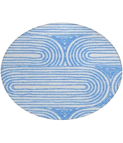 Addison Chantille ACN540 Blue 8 ft. x 8 ft. Round Rug