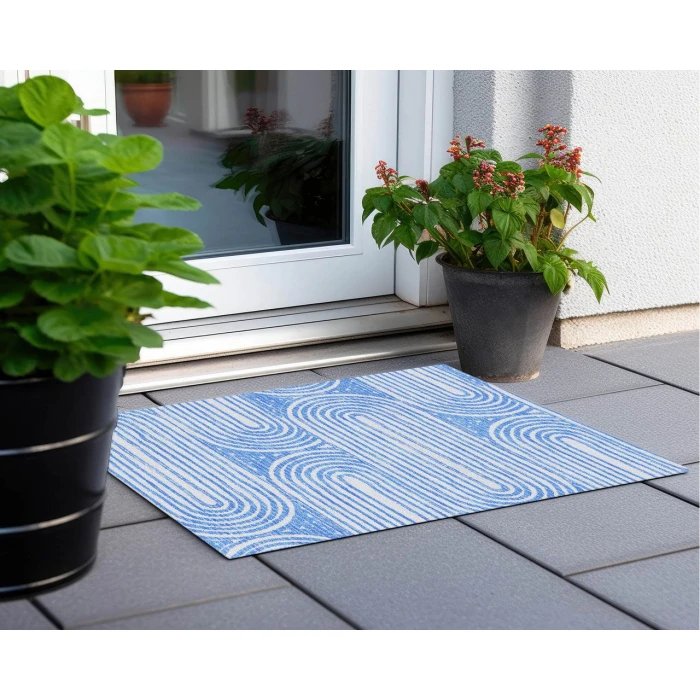 Chantille ACN540 Blue 1'8" x 2'6" Rug