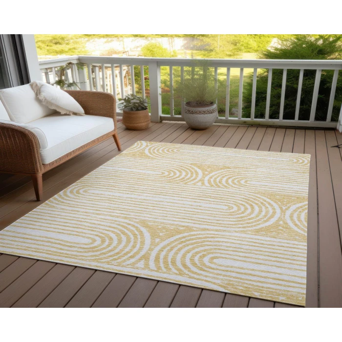 Chantille ACN540 Gold 3' x 5' Rug