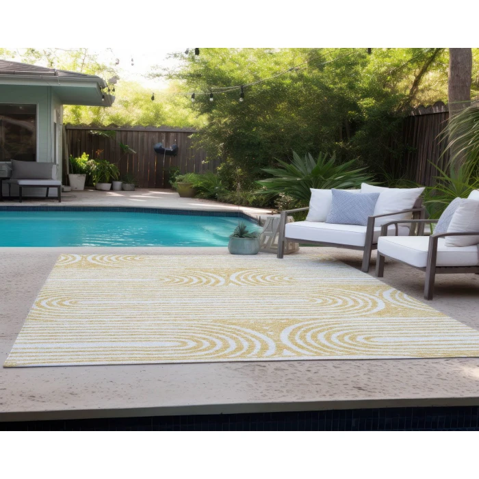 Chantille ACN540 Gold 3' x 5' Rug