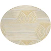 Addison Chantille ACN540 Gold 8 ft. x 8 ft. Round Rug
