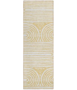 Addison Chantille ACN540 Gold 2 ft. 3 in. x 7 ft. 6 in. Runner Rug