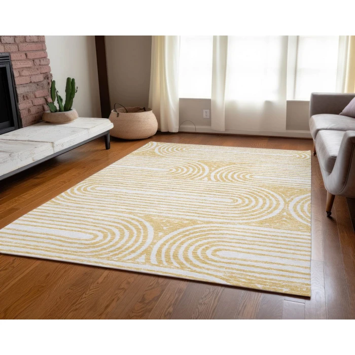 Chantille ACN540 Gold 3' x 5' Rug