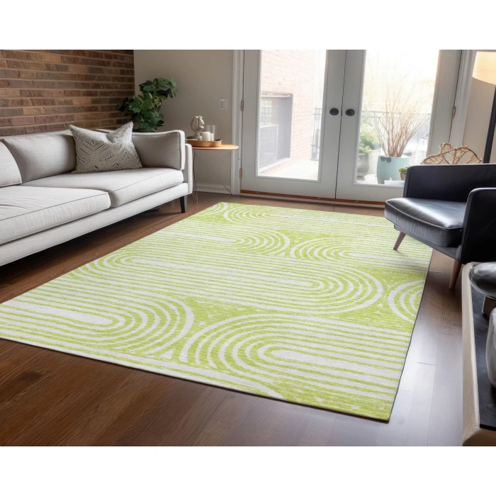 Chantille ACN540 Green 5' x 7'6" Rug