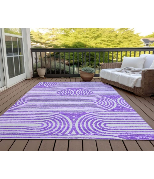Chantille ACN540 Purple 3' x 5' Rug