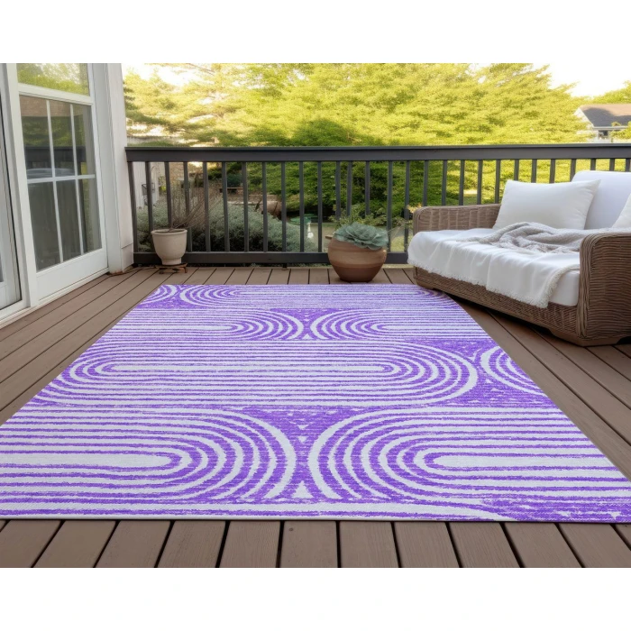 Chantille ACN540 Purple 5' x 7'6" Rug