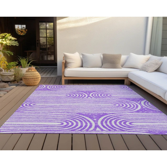 Chantille ACN540 Purple 5' x 7'6" Rug