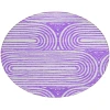 Addison Chantille ACN540 Purple 8 ft. x 8 ft. Round Rug