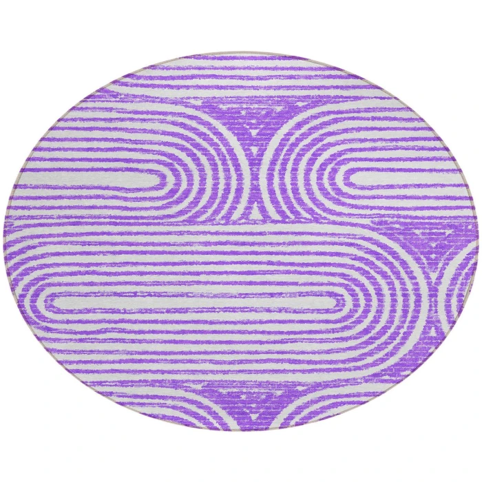 Chantille ACN540 Purple 8' x 8' Rug