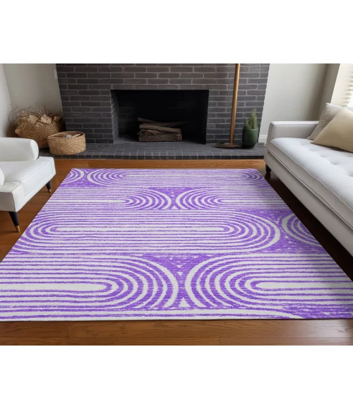 Chantille ACN540 Purple 3' x 5' Rug