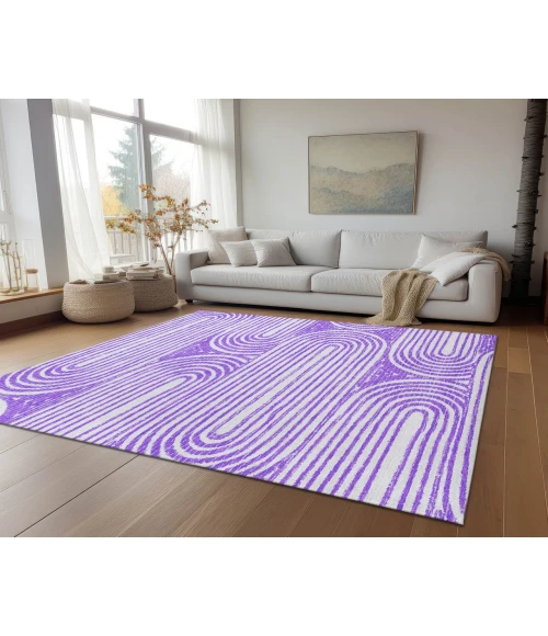 Chantille ACN540 Purple 3' x 5' Rug