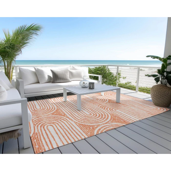 Chantille ACN540 Salmon 5' x 7'6" Rug