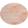 Addison Chantille ACN540 Salmon 8 ft. x 8 ft. Round Rug