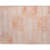 Addison Chantille ACN540 Salmon 1 ft. 8 in. x 2 ft. 6 in. Rectangle Rug