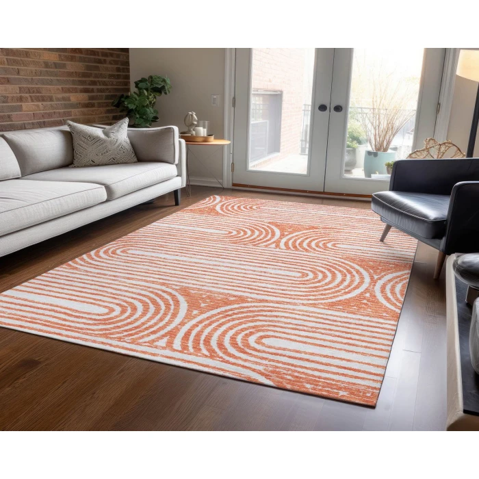 Chantille ACN540 Salmon 5' x 7'6" Rug