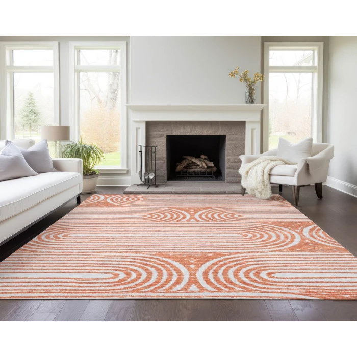 Chantille ACN540 Salmon 5' x 7'6" Rug