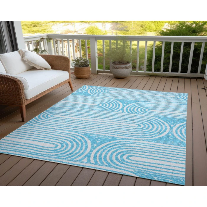 Chantille ACN540 Teal 9' x 12' Rug
