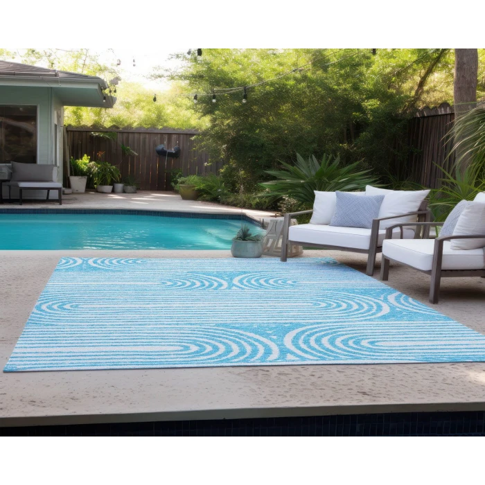Chantille ACN540 Teal 9' x 12' Rug