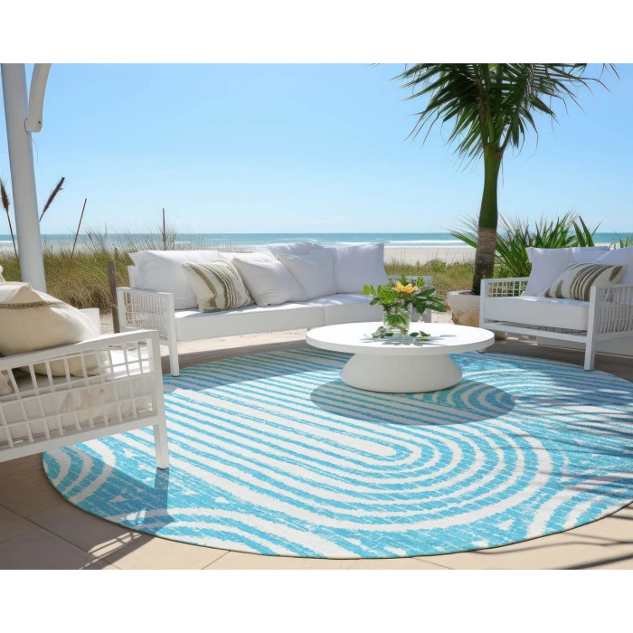 Chantille ACN540 Teal 8' x 8' Rug